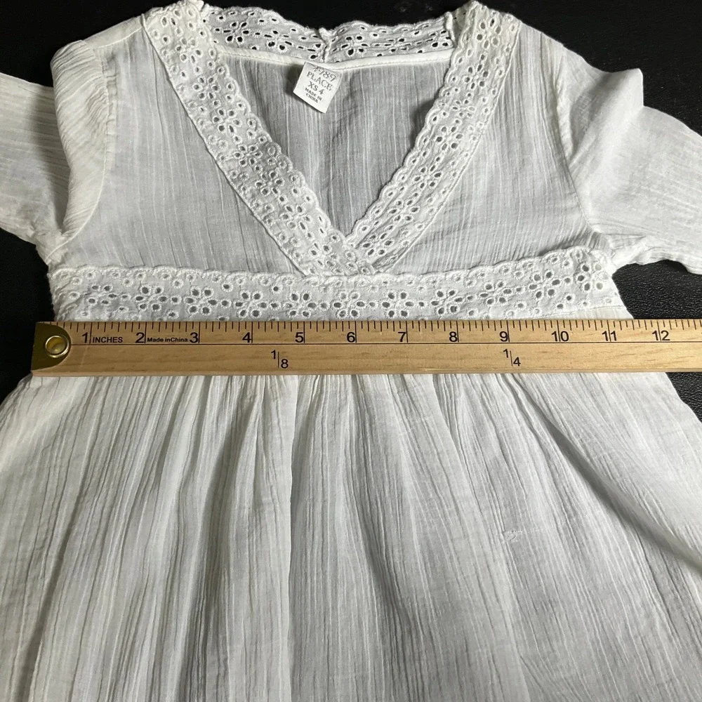 OshKosh B'gosh Red Plaid Button Front Dress Toddler Girls Size 4T Set of 2‎